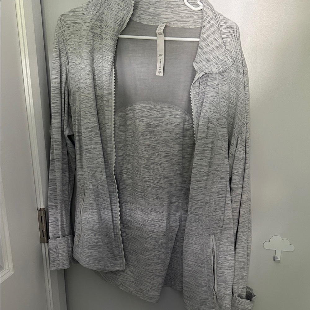 Gray Lululemon Zip-Up